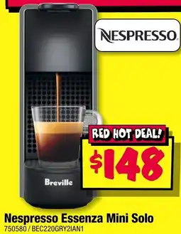 JB Hi-Fi Breville Nespresso Essenza Mini Solo offer