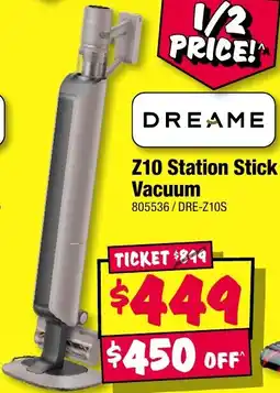 JB Hi-Fi DREAME Z10 Station Stick Vacuum offer