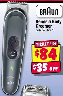 JB Hi-Fi BRAUN Series 5 Body Groomer offer