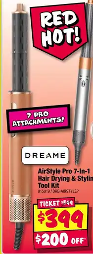 JB Hi-Fi DREAME AirStyle Pro 7-In-1 Hair Drying & Styling Tool Kit offer
