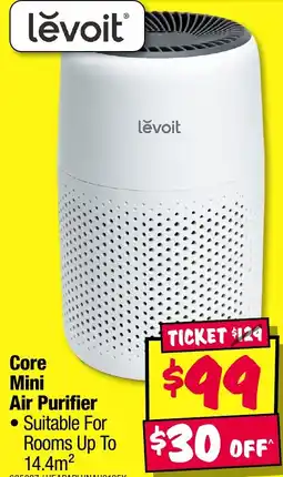 JB Hi-Fi Lĕvoit Core Mini Air Purifier offer