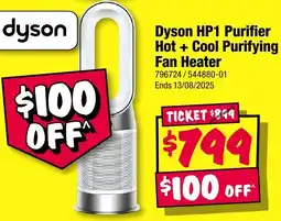 JB Hi-Fi Dyson Purifier Fan Heater offer
