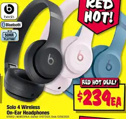 JB Hi-Fi Solo 4 Wireless On-Ear Headphones offer