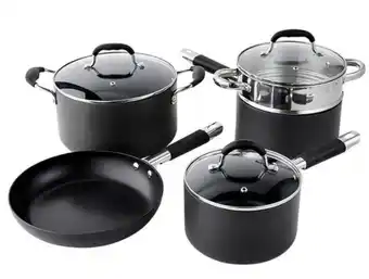 Harris Scarfe Smith+nobel 5pc elite hard anodised cookset offer