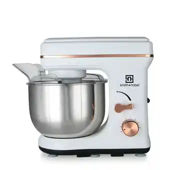 Harris Scarfe Smith + nobel stand mixer white & rose gold offer