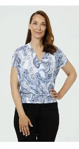 Harris Scarfe Savannah cross over jersey top offer