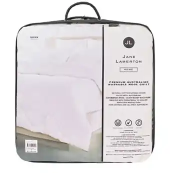 Harris Scarfe Jane lamerton wool topped pillow offer