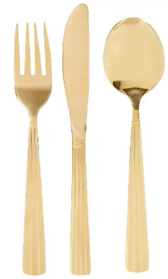 Harris Scarfe Smith+nobel soho 24pc cutlery set gold offer