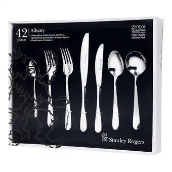 Harris Scarfe Stanley rogers 42pc albany cutlery set offer