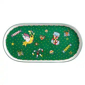 Harris Scarfe Maxwell & williams donna sharam wonderland oblong platter 40x19cm green offer