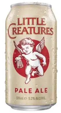 The Bottle O Little creatures pale ale cans 375ml 4 pack offer