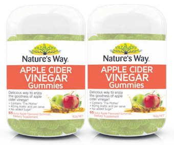 Chemist Warehouse Nature’s way apple cider vinegar 65 gummies offer