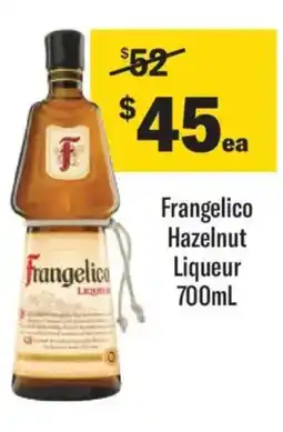 Frangelico hazelnut liqueur