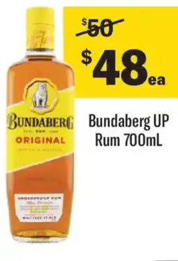 Liquorland Bundaberg bundaberg up rum offer