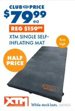 BCF Xtm single self- inflating mat offer