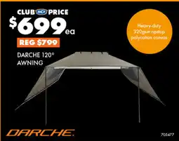 BCF Darche 120° awning offer