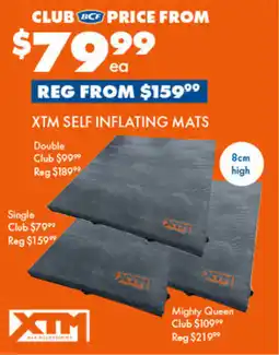 BCF Xtm self inflating mats offer