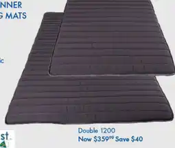 BCF Slumberest inner spring swag mats offer