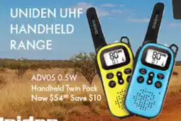 BCF ADV05 0.5W Handheld Twin Pack offer