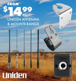 BCF Uniden antenna & mounts range offer