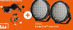 BCF Xtm hemera driving light & 3-in-1 wiring harness bundle offer