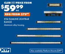 BCF Xtm slimline lightbar range offer