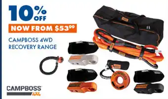 BCF Campboss 4wd recovery range offer