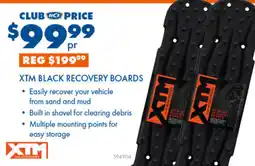 BCF Xtm black recovery boards offer