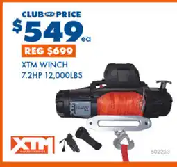 BCF Xtm winch 7.2hp 12,000lbs offer