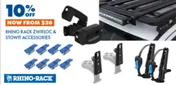 BCF Rhino rack zwifloc & stowit accessories offer