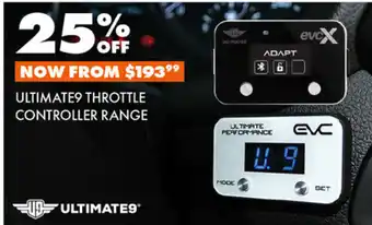 BCF Ultimate9 throttle controller range offer
