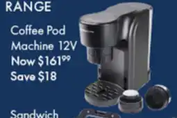 BCF Coffee Pod Machine 12V offer