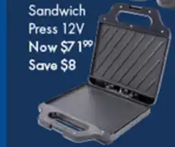 BCF Sandwich press 12v offer
