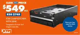 BCF Xtm camp kitchen with sink offer