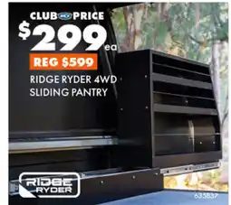 BCF Ridge ryder 4wd sliding pantry offer