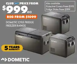 BCF Dometic cfx5 fridge freezer range offer