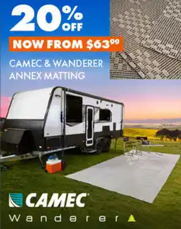 BCF Camec & wanderer annex matting offer