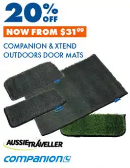 BCF Companion & xtend outdoors door mats offer