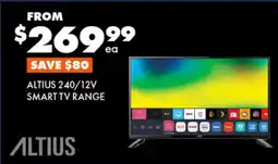 BCF Altius 240/12v smart tv range offer