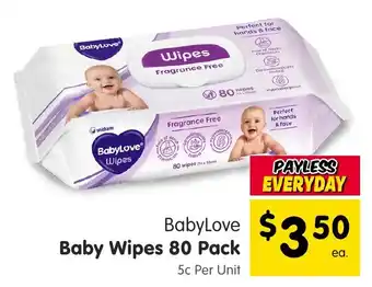 Spar BabyLove Baby Wipes offer
