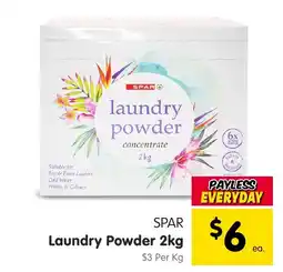 Spar Spar laundry powder offer