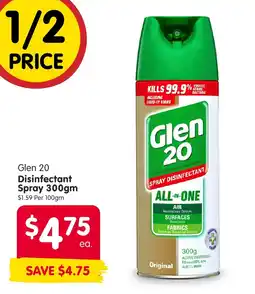 Glen 20 Disinfectant Spray
