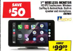 Autobarn 7" wireless monitor offer