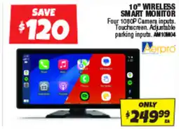 Autobarn 10" wireless smart monitor offer