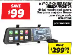 Autobarn 9.7" clip on rearview mirror/monitor offer