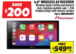 Autobarn 6.8" wireless av receiver offer