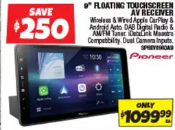Autobarn 9" floating touchscreen av receiver offer