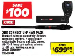 Autobarn Xrs connect uhf 4wd pack offer