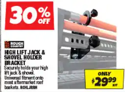 Autobarn High lift jack & shovel holder bracket offer