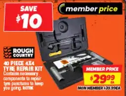 Autobarn 40 piece 4x4 tyre repair kit offer